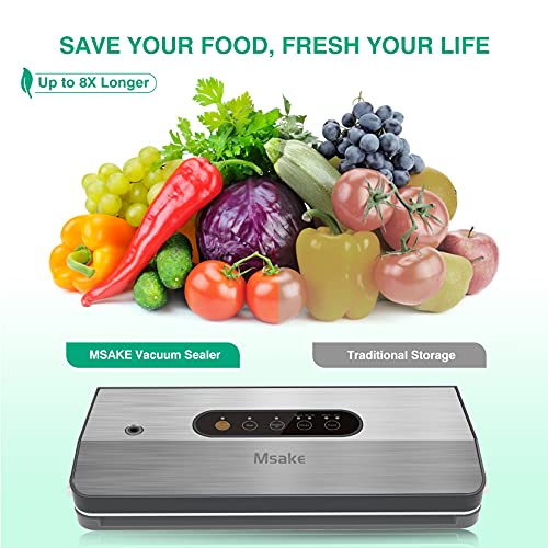 Vacuum Sealer Machine, Portable Automatic Food Vaccumed Sealer for Food