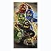Lego Ninjago Quadrant Towel