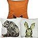 LAZAMYASA Animal Fashion ushion Cover Case Pillow Custom Zippered Square Pillowcase 18x18IN (one Side,owl1#)