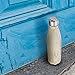 King Do Way Double Wall Vacuum Insulated Stainless Steel Sports Water Bottle, Light Yellow Wood, 17 Ounce