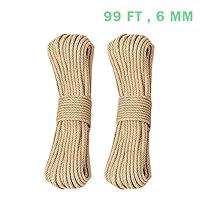 Cat Natural Sisal Rope for Scratching Post Tree Replacement / 99 FT / 6mm
