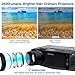 Video Projector | 2400 Lumens Home Video Projector | Mini Projector with Stand | Theater Projector Supports 1080P | HDMI AV USB Micro SD for Home Entertainment, Partythumb 2