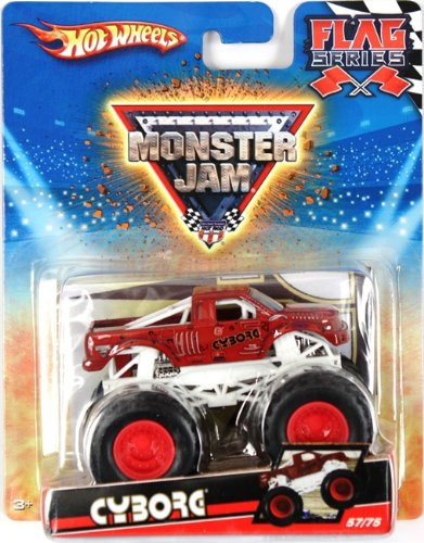 Hot Wheels Monster Jam Cyborg 1:64 scale Flag series 57/75