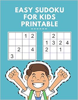 easy sudoku for kids printable printable sudoku for kids age 5 6 7 8 9 10 tiahong pk jirayu pk 9798683639020 amazon com books