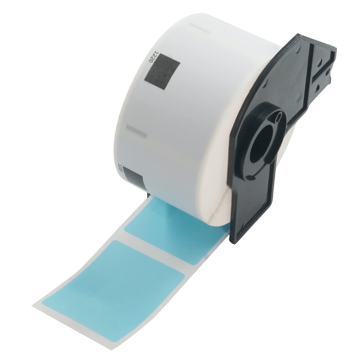 BETCKEY - 620 Blue Labels Replacement for Brother DK-11220, 39mm x 48mm White Food Labels Compatible with Brother QL Label Printers