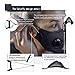 Easy Breathe Dust Mask Anti Pollution/Dust / Pollen Mask with Automatic Breathing Valve - Washable Military Grade Respirator Mask For Men Women and Child, N95 Mask with 6 Filters