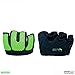 The Gripper Glove | Fit Four Callus Guard Fitness Gloves for WODs, Weightlifting & Cross Training Athletes - Enhanced Silicone Grip Palm (Green, Small)