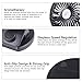 Yostyle Rechargeable Battery Operated Clip On USB Fan, Mini Stoller Fan, 4400mAh Battery/USB Powered Desk Fan with 360 Degree Rotation for Baby Stroller, Office, Car, Gym, Travel, Camping
