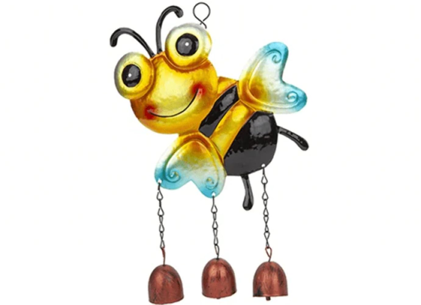 PMS Cute Metal Bumble Bee Garden Wind Chime
