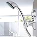 Wingogo Vacuum Suction Cup Shower Head Holder- Adjustable Shower Head Shower Head Bracket Shower Stand Mount Wall Holder Shower Clip Reusable With Adhesive Sucking Disc for Bathroom Accessories