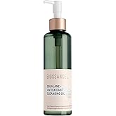 BIOSSANCE Squalane + Antioxidant Cleansing Oil. Lightweight Facial Oil Cleans Deep into Pores, Removes Makeup and Hydrates Skin. For all Skin Types