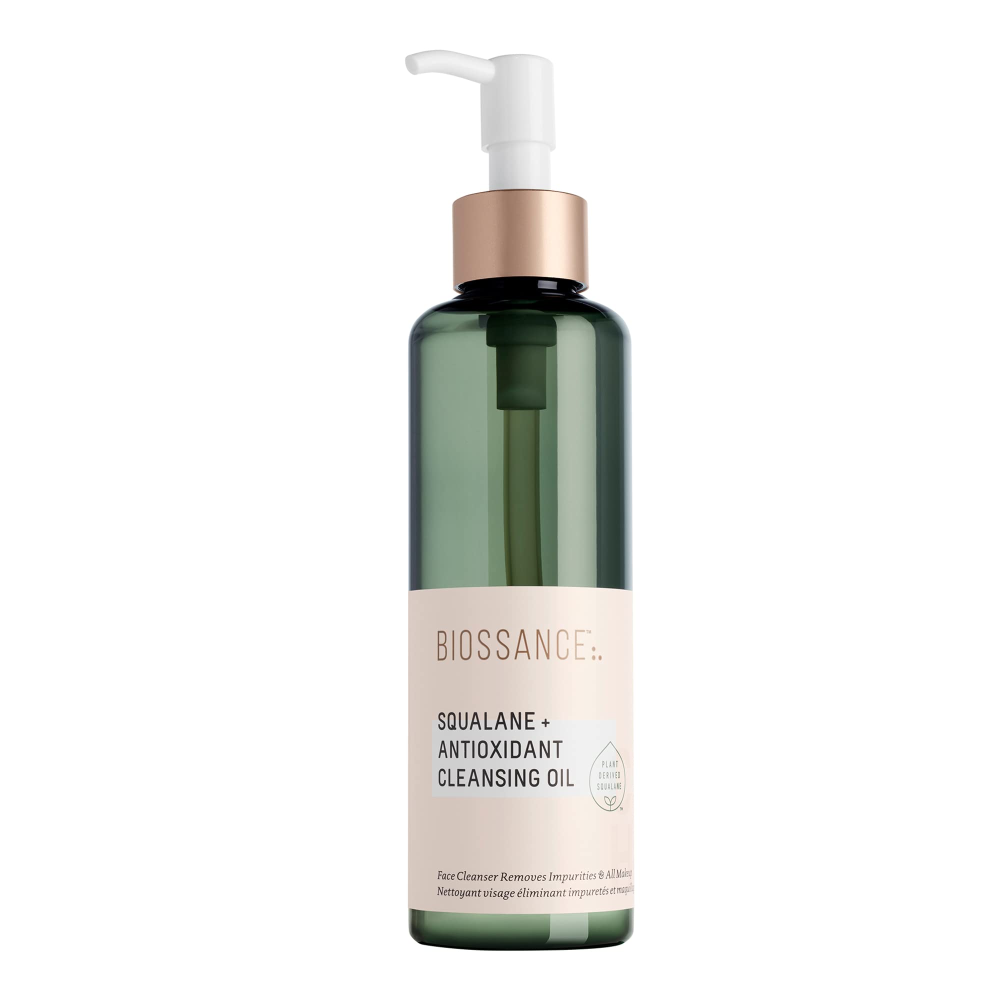Biossance Squalane + Antioxidant Cleansing Oil - Hydrating + Makeup Removing Cleansing Oil - No Parabens or Synthetic Fragrance (200ml)
