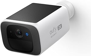 eufy Security SoloCam S220, Kamera Überwachung Aussen, 2K Auflösung, Überwachungskamera Aussen Akku, Solar, 2,4GHz WLAN, Ohne ABO, Ohne Monatliche Kosten, Gebührenfreie Nutzung