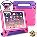 Pure Sense Buddy Antimicrobial Kids Case for iPad 6th, 5th Gen, iPad Pro 9.7 Case, iPad Air 2, 1 | Case Stand, Screen Protector, Strap and Cleaning Spray