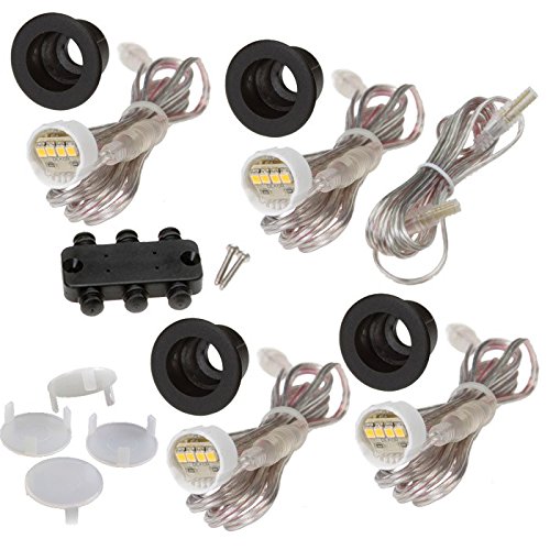 LED Stair Light Recessed 4 Pack – Indoor Outdoor