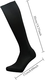 Lanjue 3 Pairs Kids Football Socks Black Boys Long Tube Soccer Rugby Sports view 4