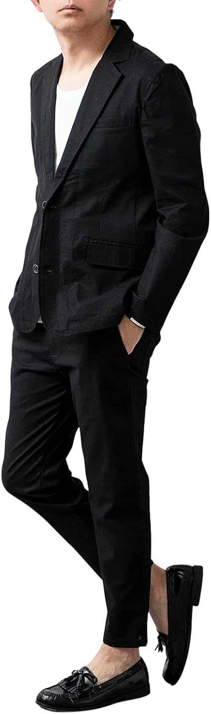 Amazon ジェネレス 21 セットアップ 夏 麻 テーラードジャケット 春服 夏服 メンズ コート ジャケット 通販