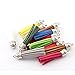 Housweety 30PCs Mixed Silver Tone Terylene Tassel Pendants 6x1.2cm(2 3/8