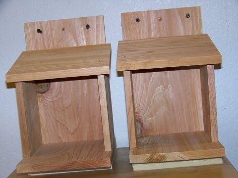 Cedarnest 2 Robins, Doves, Cardinals Nesting Shelve Platform Handmade Free S/h