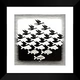 Sky and Water I 20x20 Framed Art Print by M.C. Escher