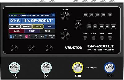Valeton GP-200LT Guitar/Bass Amp Modeling IR Cabinets Multi-Effects