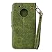 Moto G5 Plus Case, Moto G Plus (5th Gen) Case, Linkertech [Kickstand Feature] PU Leather Wallet Flip Pouch Case Cover with Wrist Strap & Card Slots for Motorola Moto G Plus (5th Generation) (C-4)