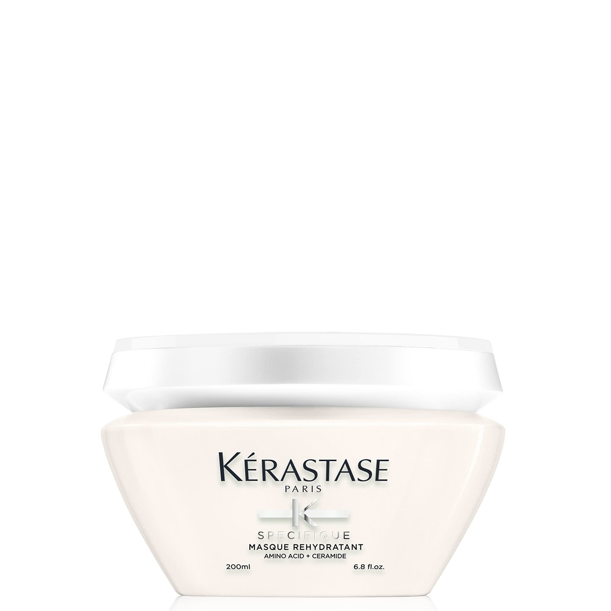 Kerastase Specifique Rehydratant Hair Mask For Sensitive and Dry Hair - Rebalances Strands' Hydration With Ceramides and Amino Acid, 6.8 Fl Oz