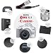 Canon EOS Rebel SL3 Digital SLR Camera (White) + EF-S 18-55mm f/4-5.6 IS STM Lens + 58mm 2X Professional Telephoto & 58mm Wide Angle Lens + 64GB Memory Card + DC59 Case + Tripod + Slave Flash + Remotethumb 1