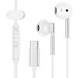 S25 Ultra USB C Wired Earbuds for Samsung Galaxy S25 Edge/S24/Z Flip 7 6 5 4/Z Fold 7/6/5,USB Type C Headphone Earphone Phone with Built-in Remote to Control,Microphone USB C for Google Pixel 9a/9/8/7