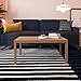 Dorel Home Products Parsons Modern Coffee Table, Natural