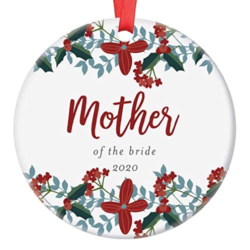 mother of the bride christmas ornament