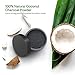 Activated Teeth Whitening Charcoal Powder Anjou 4 oz Natural Coconut Tooth Stain Remover, Non Abrasive, Vegan, Mint Flavored