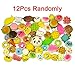 XIDAJE 12 PCS Random Kawaii Mini Soft Foods Panda Bread Bun Toasts Donuts Phone Straps Charm,Squishies Phone Key Chain Bread Strap,Hand Pillow Toy Gift squishy keychain food keychain squishies toys