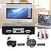 2 Port USB 2.0 VGA KVM Switch Up to 2048x1536 Resolution with USB Hub and Audio for PC or Monitor Switching