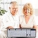 USB Wired Keyboard，Attoe Vision Keyboard with Large Print Letter and White Keys & Black Letters Keyboard, for People Who Needs or Loves Keyboard with Big Letters(Black)