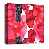 Canvas Wall Art Abstract Color Canvas Prints Home Artwork Decoration for Living Room,Bedroom - 12x12 inches