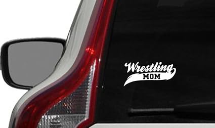 Amazon Com Wrestling Mom Banner Car Vinyl Sticker Decal Bumper