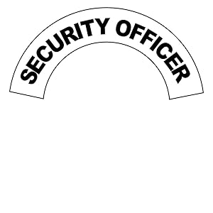 Security Officer Hard Hat Labels Helmet Vinyl Stickers Decals Reflective