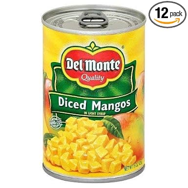 Del Monte mangoes dcd lt syrup 15oz (024000550433)