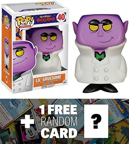 Wacky Racers Lil' Gruesome: Funko POP! x Hanna-Barbera Vinyl Figure + 1 Free American Cartoon Themed Trading Card Bundle [50276]