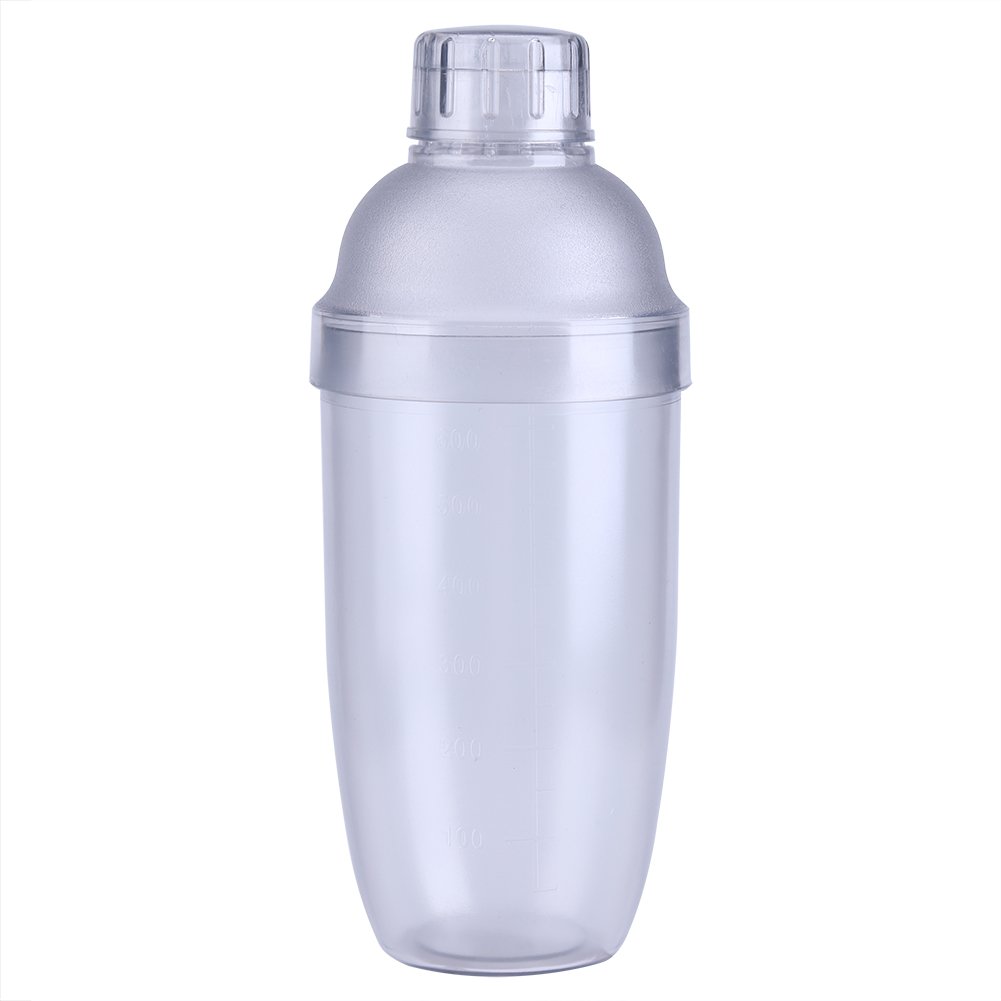 700ml Cocktail Shaker - Resin Reusable Cocktail Shaker Plastic Mixer with Measurement Drink Shaker for Beginner Cocktail Lovers Bartender Tool
