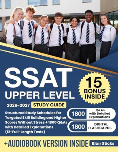SSAT Upper Level Prep Book - Full-Length Practice Tests, 200+