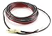 CablesOnline, 25ft 18 AWG Speaker Wire Single Cable with RCA Male Plug, AV-SK125