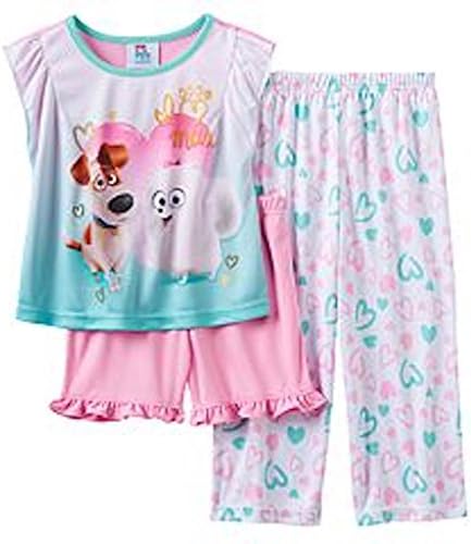 The Secret Life Of Pets Toddler Girl 3-Pc. Pajama Set (2T)