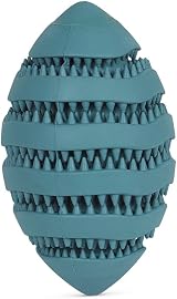 Petface Little Petface Rubber Rugby Treat Ball Dog Toy view 4