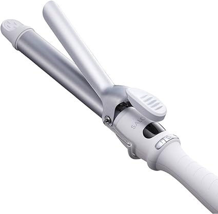 Amazon Salonia サロニア セラミック カール ヘアアイロン 25mm ホワイト 海外対応 プロ仕様 Max210 Salonia サロニア ヘアアイロン