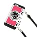 iPhone 5/5S/SE Camera case,Guojia® 3D Cute Design Silicone Cover with Long Strap Rope,Cool Phone Protector for iPhone 5/5S/SE-Rose Red