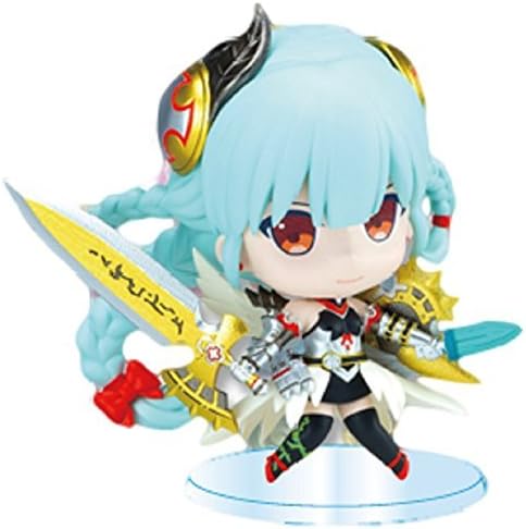 Puzzle & Dragons Mini Graceful Valkyrie Pugyutto Figure Collection Vol. 3 Chibi Princess Warrior Rose Valk AND PAD PND P&D by Eikoh