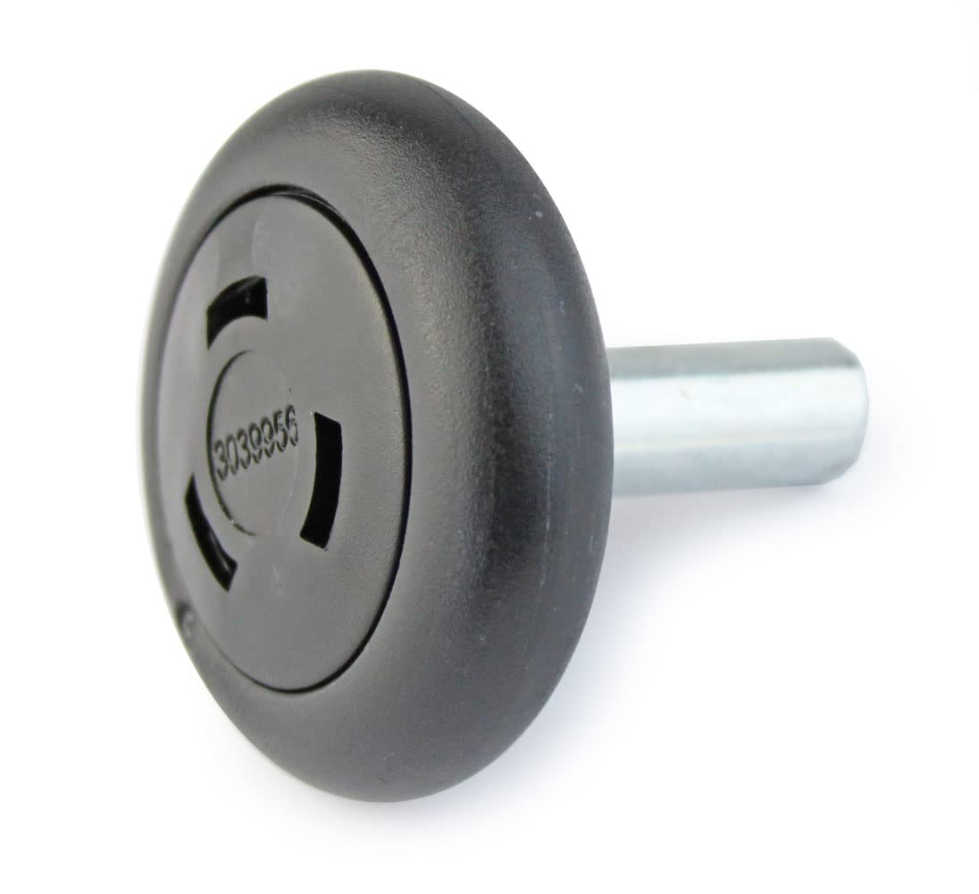 Hörmann 3039956 Black Roller (Lower with 40mm Axle, N/L/BL/Z/BZ Fittings for Smooth Garage Door Movement)