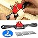 Spokeshave Plane Adjustable Cabinet Scraper for Flat Convex or Concave Surfaces Woodworking Tool with 3 Blades